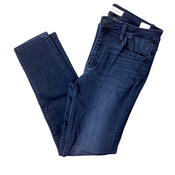Flying Monkey Jeans Sz 30 High Rise Skinny Dark Wash Classic Stretch Casual - Picture 1 of 7